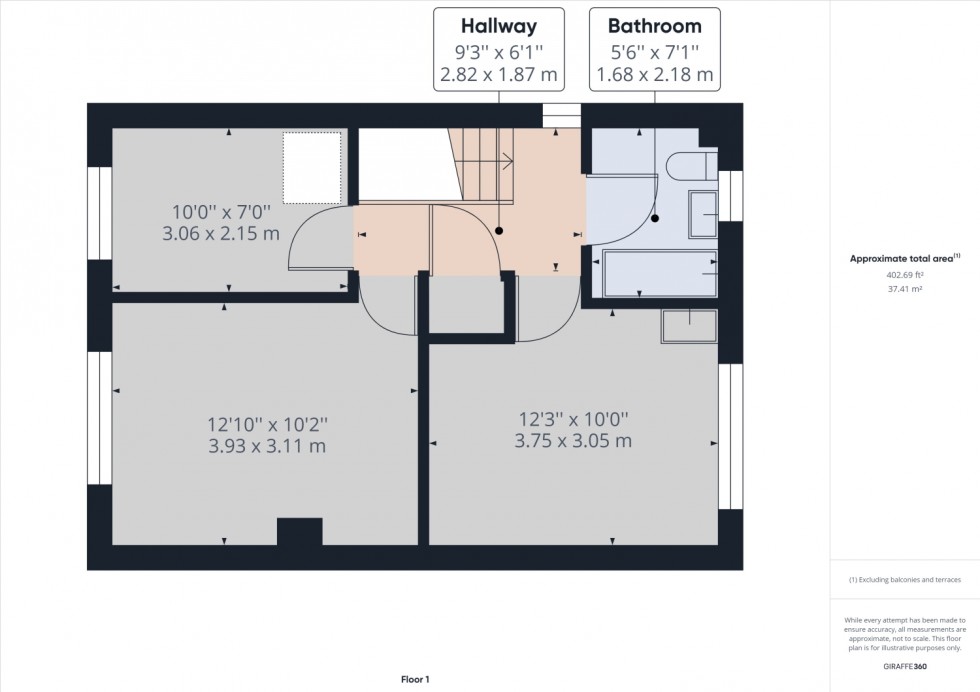 Floorplan for The Ridge, Bussage, Stroud, GL6