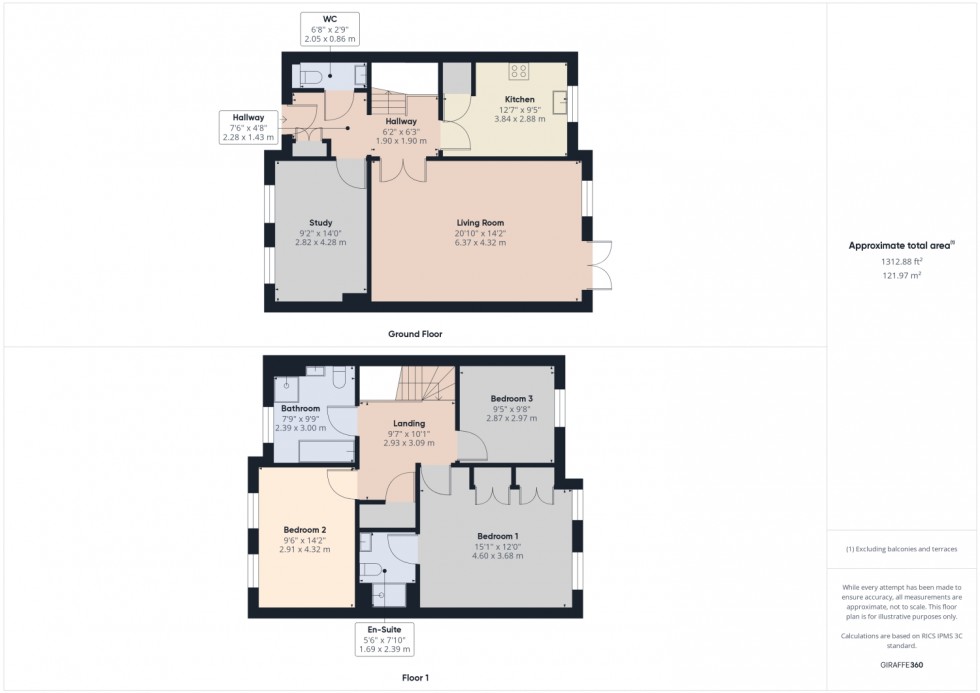 Floorplan for Harefield Grove, The Park, Cheltenham, GL50