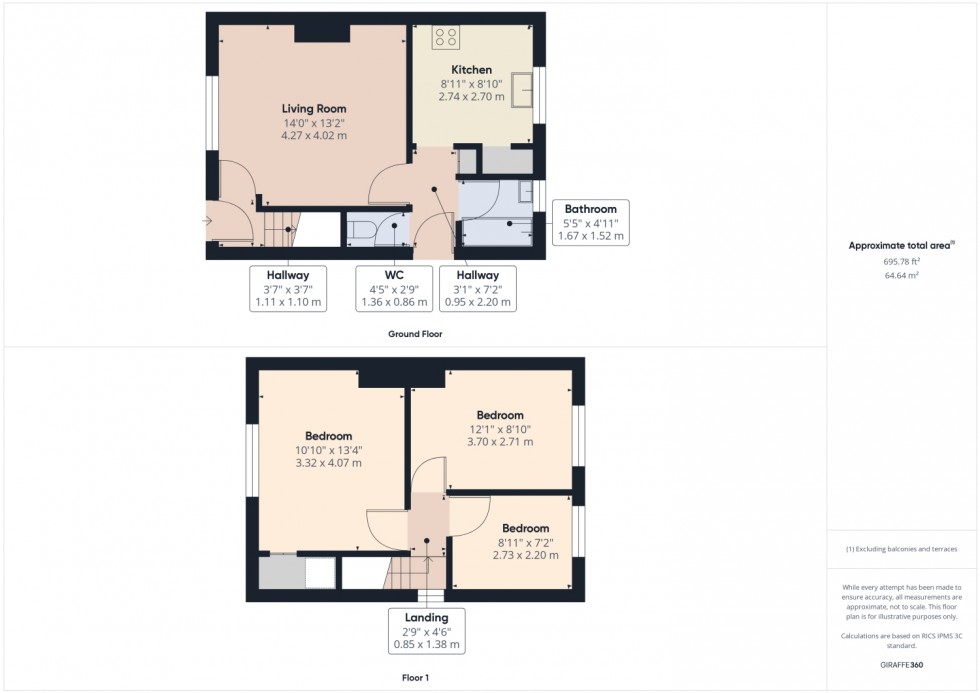 Floorplan for Severn Road, Cheltenham, Gloucestershire, GL52