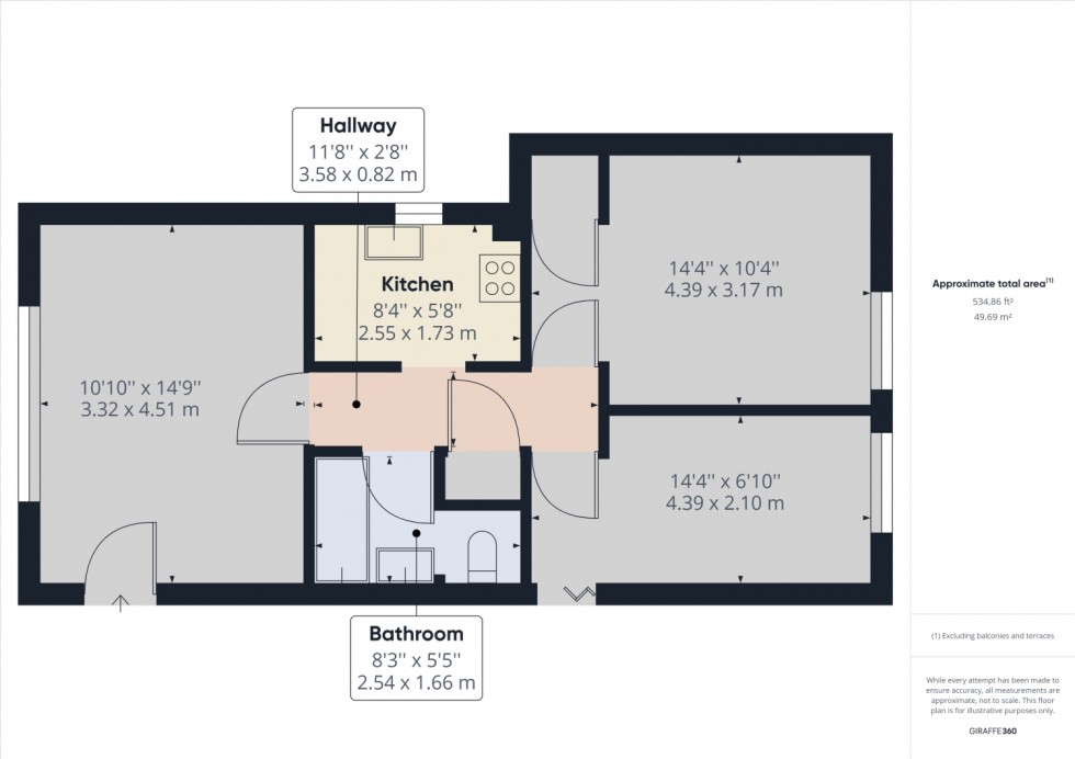 Floorplan for Slad Road, Stroud, Gloucestershire, GL5