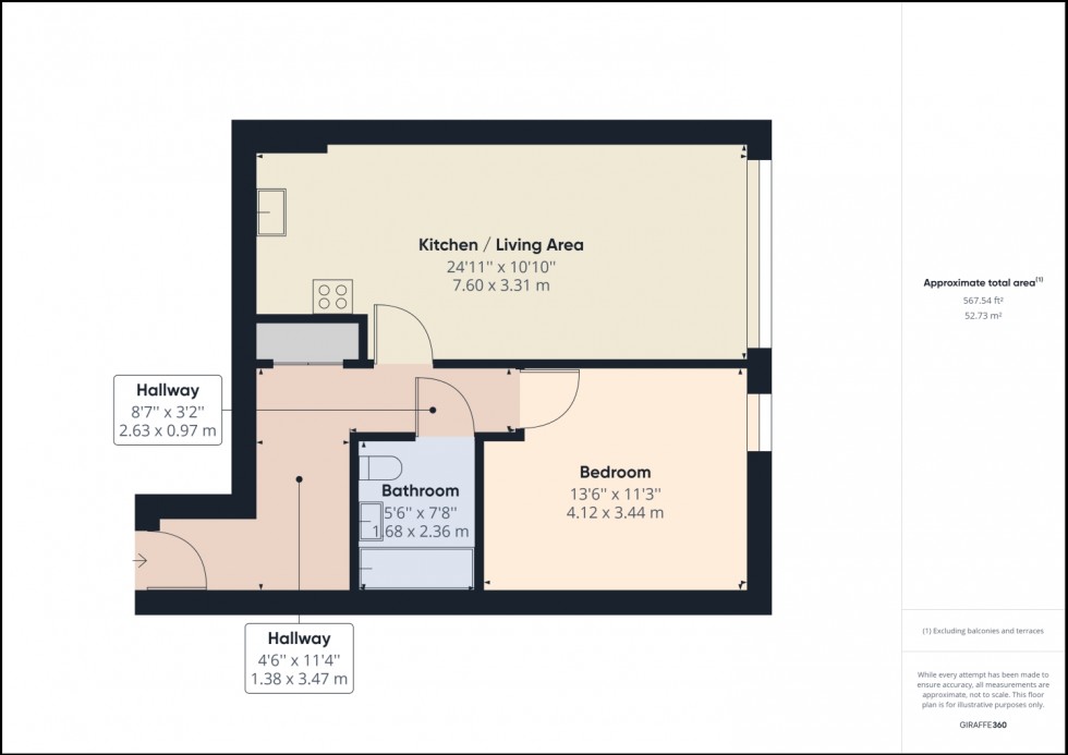 Floorplan for Indigo Place, Dunalley Street, Cheltenham, GL50