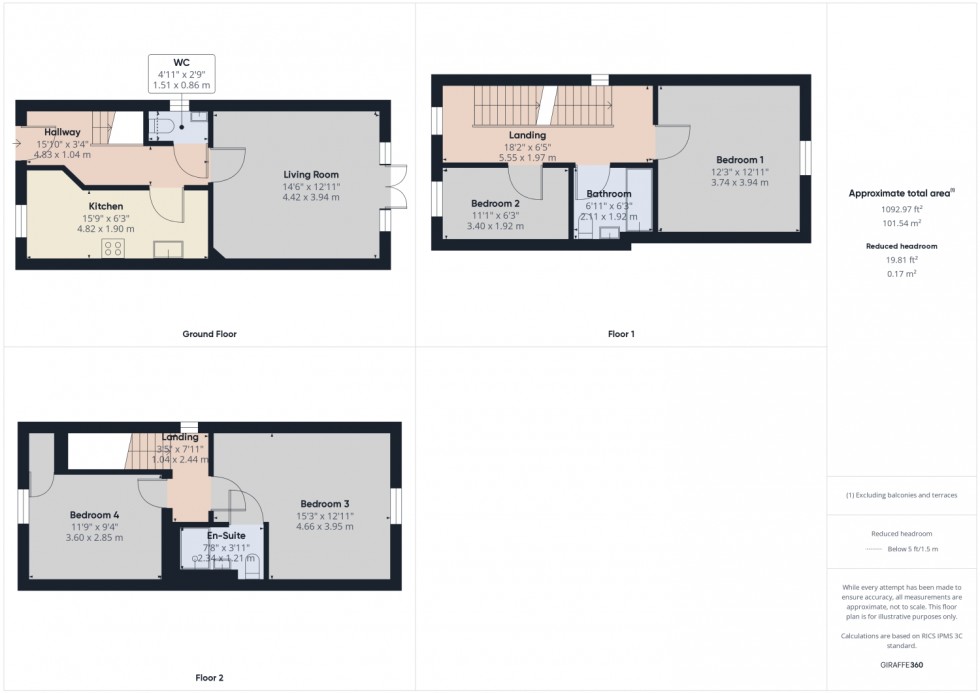 Floorplan for Redmarley Road, Cheltenham, Gloucestershire, GL52