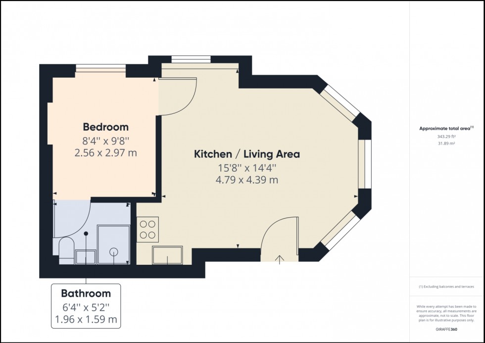 Floorplan for School House, Bennington Street, GL50