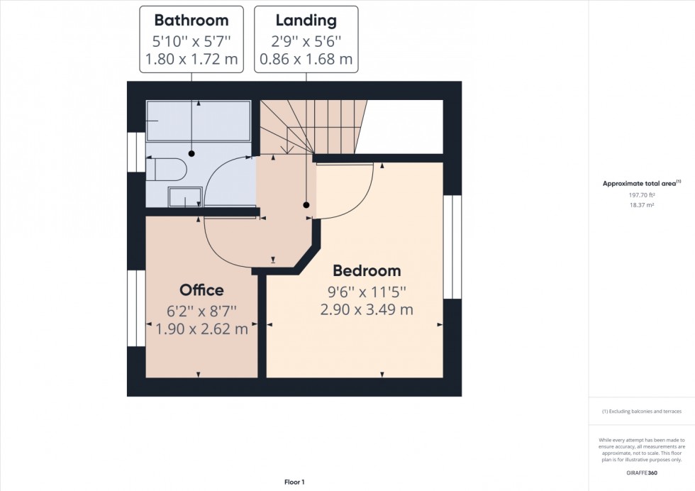 Floorplan for Bramble Lane, Stonehouse, Gloucestershire, GL10