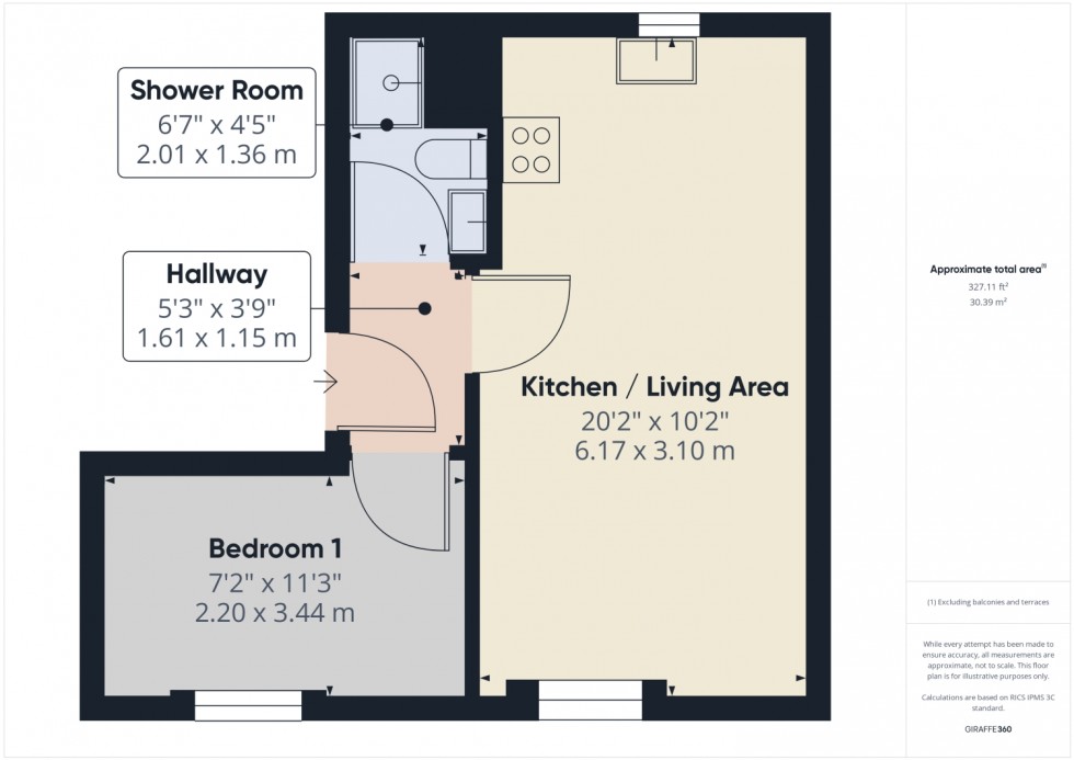 Floorplan for Hewlett Road, Cheltenham, Gloucestershire, GL52