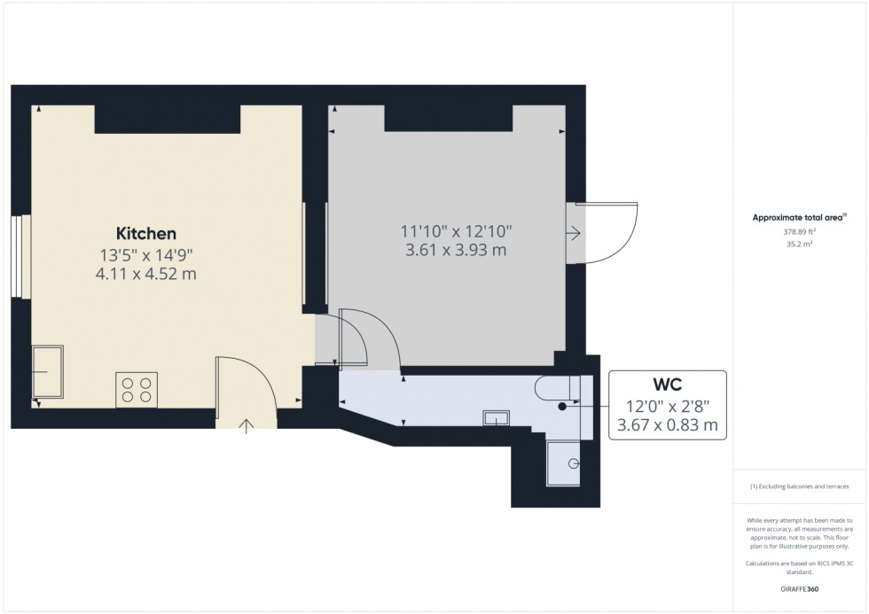 Floorplan for Southgate Street, Gloucester, Gloucestershire, GL1