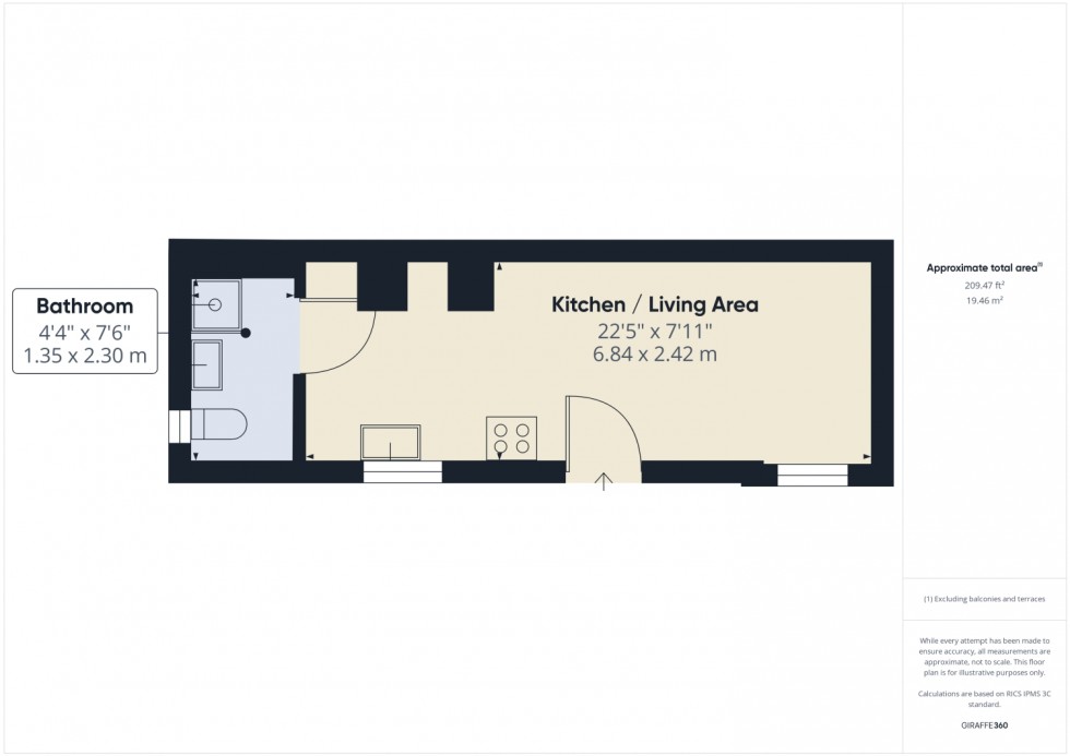 Floorplan for Southgate Street, Gloucester