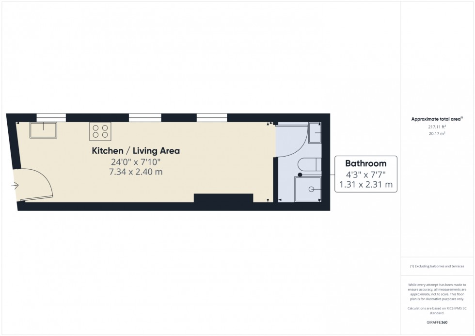 Floorplan for Southgate Street, Gloucester, Gloucestershire, GL1