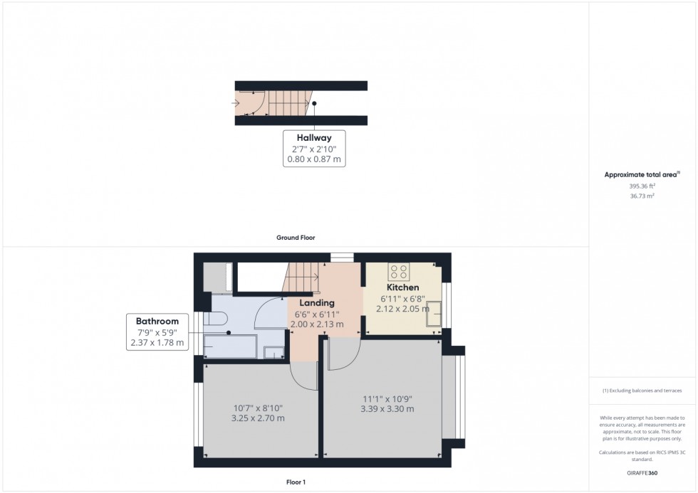 Floorplan for Hawthorn Rise, Stroud, Gloucestershire, GL5